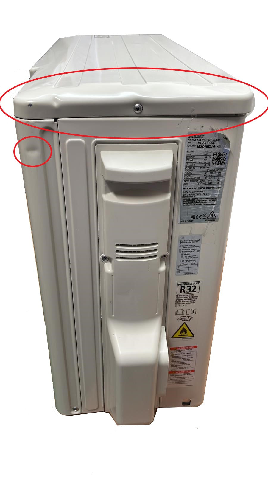 area occasioni climatizzatore condizionatore mitsubishi electric inverter serie smart msz hr 9000 btu msz hr25vf r 32 wi fi optional classe a++ a+ 35424