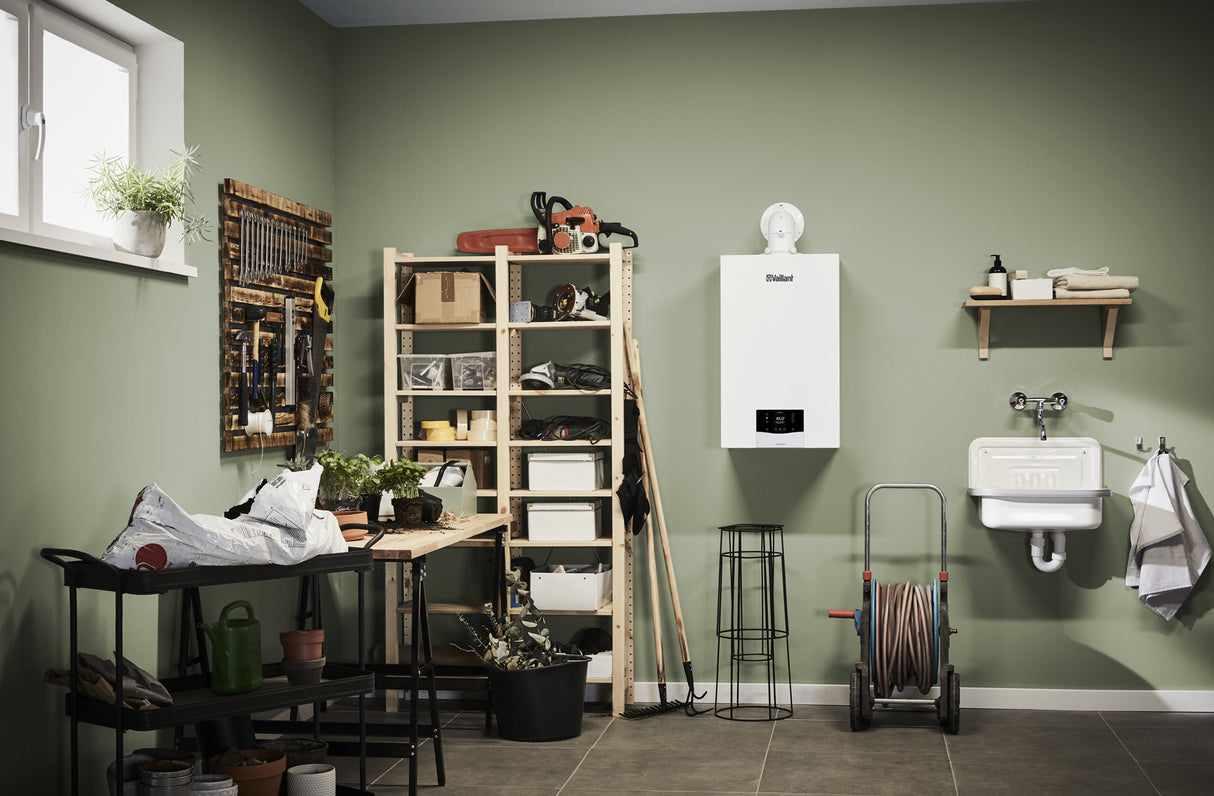 caldaia a gas vaillant a condensazione ecotec plus vmw 30 cs 1 5 cfi con vsmart wi fi metano o gpl completo di kit scarico fumi