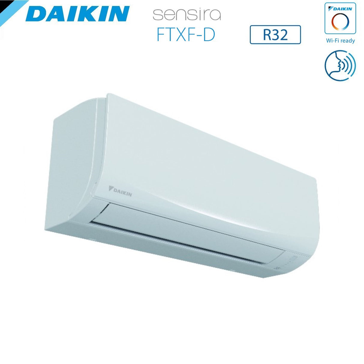 climatizzatore condizionatore daikin inverter serie ecoplus sensira 24000 btu ftxf71c d r 32 wi fi optional classe a