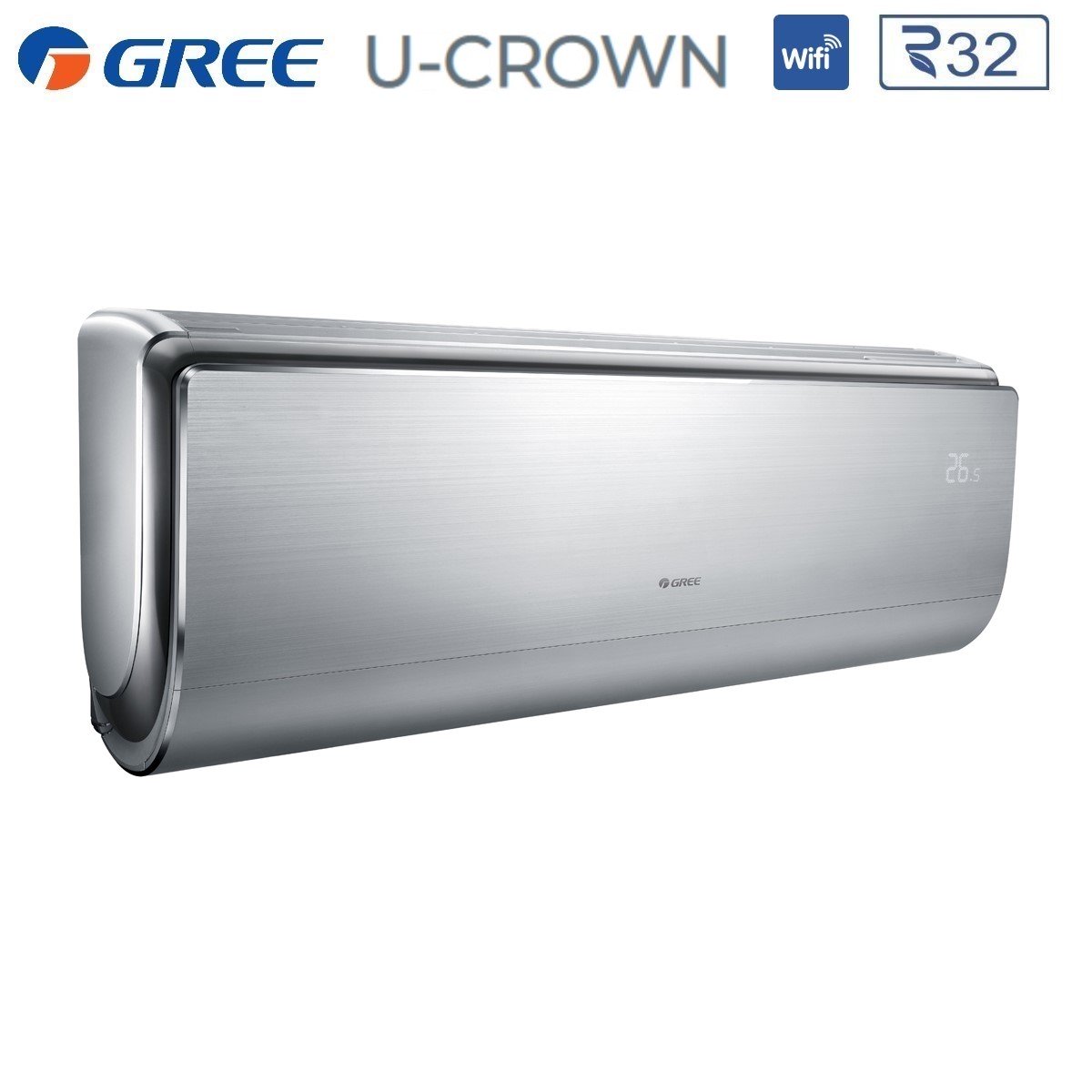 climatizzatore condizionatore gree quadri split inverter serie u crown 9_9_12_12 con gwhd 28 nk6oo r 32 wi fi integrato 9000_9000_12000_12000