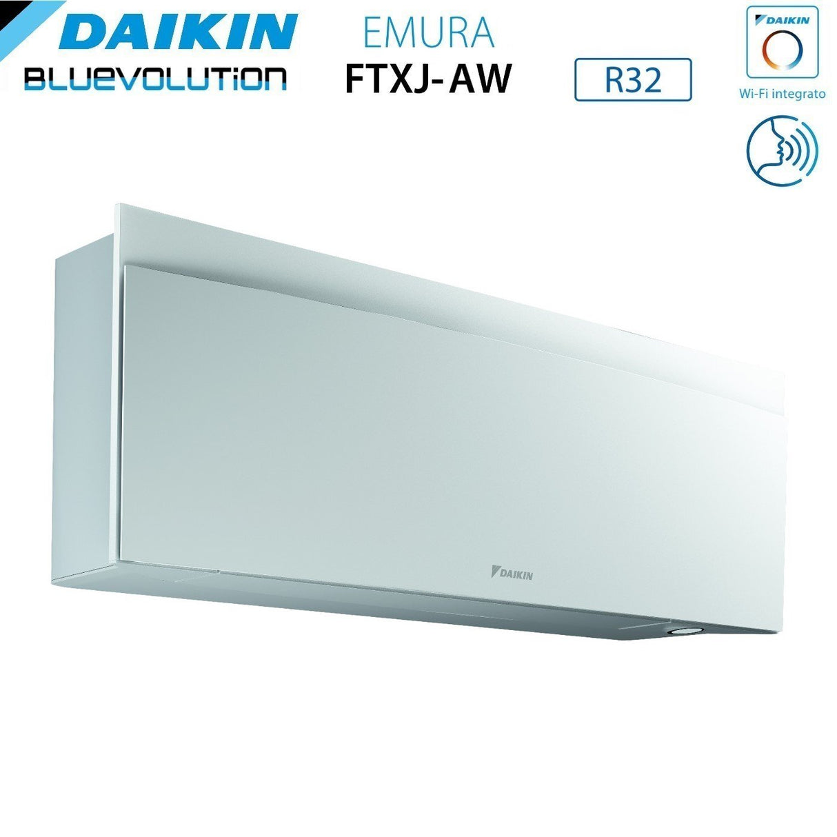 daikin condizionatore daikin bluevolution trial split emura white iii 91215 con 3mxm68a r 32 wi fi integrato bianco opaco garanzia italiana ean 8059657070760