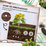 easycomfort easycomfort fioriera da esterno a 2 livelli con fori di drenaggio e griglia in legno di abete 42x49x80 cm marrone