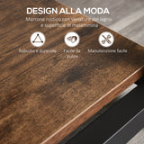 easycomfort easycomfort libreria verticale in stile industriale vintage scaffale salvaspazio con 6 mensole in legno e metallo nero 80x30x180cm ean 8054144131009
