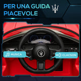easycomfort easycomfort macchina elettrica per bambini 3 6anni auto maserati mc20 con guida manuale telecomando e fari led eta 3 6 anni rosso