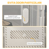 easycomfort easycomfort mobile scarpiera modulare salvaspazio 8 cubi 28x36x21 cm in plastica pp bianco