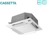 hisense condizionatore dual split a cassetta hisense 1212 con 3amw62u4rjc r 32 wi fi optional con telecomando
