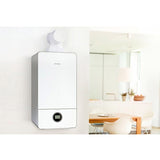 caldaia a gas junkers bosch mod. condens 7000i gc7000iw 35 kw a condensazione metano _ kit fumi bianca erp