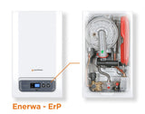 caldaia a gas warmhaus a condensazione enerwa 24 metano o gpl completo di kit scarico fumi