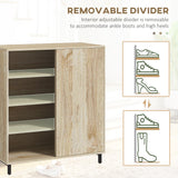 easycomfort easycomfort mobile scarpiera a 4 livelli in truciolato e acciaio con ripiani regolabili max 12 paia 80x40x93 cm