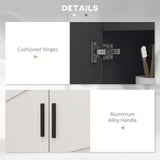 easycomfort easycomfort mobile sottolavabo bagno per piedistallo con armadietto 2 ante 60x30x60cm grigio