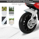 easycomfort easycomfort moto elettrica per bambini 3 8 anni con licenza bmw batteria 12v rotelle e luci 110x47x69 cm