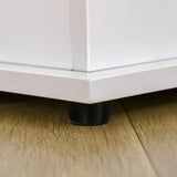easycomfort easycomfort panca contenitore multiuso in legno truciolare con coperchio apribile per camera e ingresso 100x40x40cm bianco