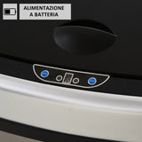 easycomfort easycomfort pattumiera cestino bidone con coperchio a sensore ad infrarossi per cucina bagno capacita 58l in acciaio abs 40 9 28 9 68cm