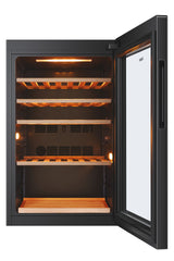 haier cantinetta vino haier wine bank 50 serie 5 hws49ga con compressore libera installazione nero 49 bottiglie ean 6930265399363