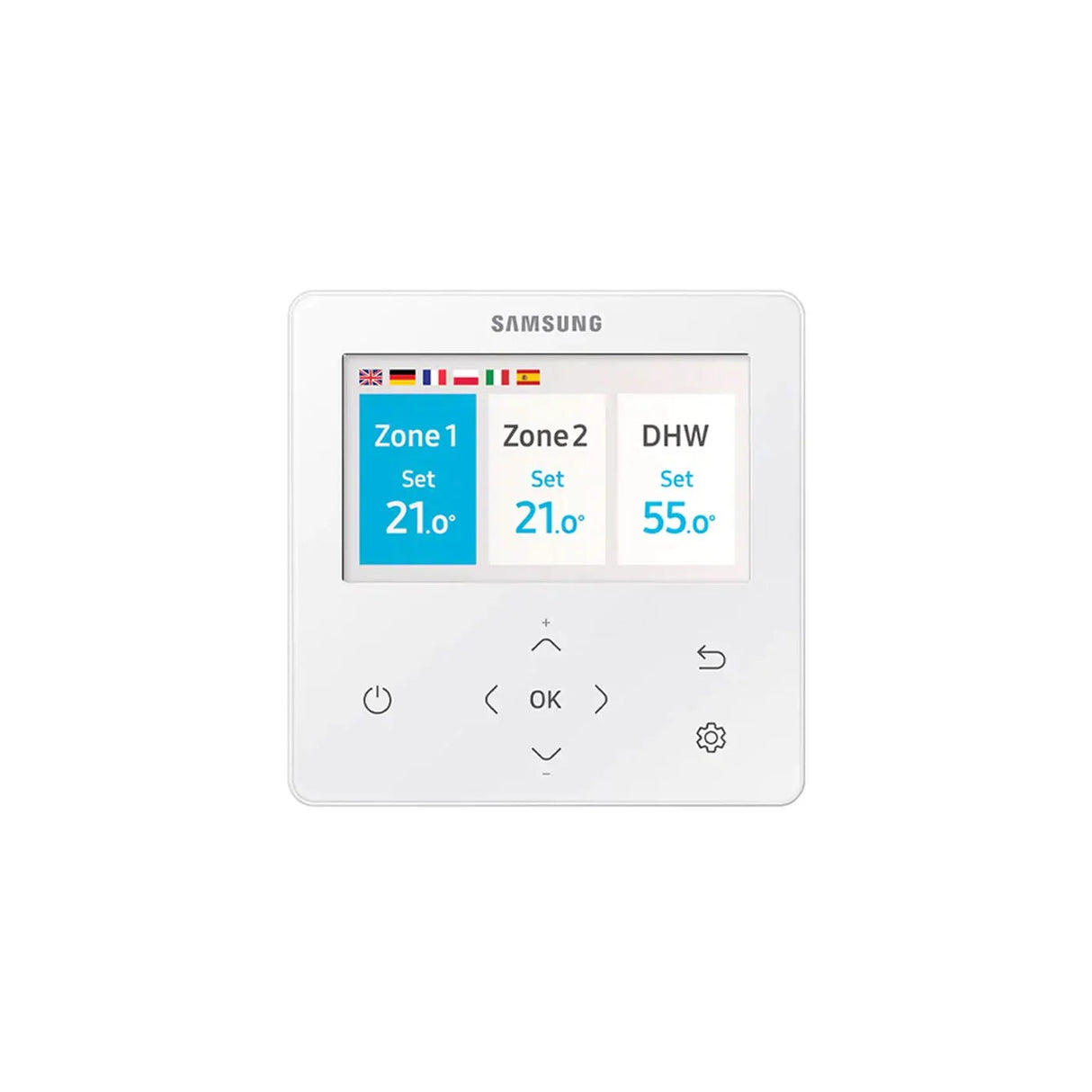 pompa di calore aria acqua splittata samsung climatehub ae260rnwsgg _ ae090rxedgg bollitore di 260 litri trifase con comando incluso