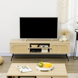 immagine-7-easycomfort-easycomfort-mobile-porta-tv-fino-60-in-legno-e-rattan-stile-boho-con-2-armadietti-50x39x48-3cm-naturale