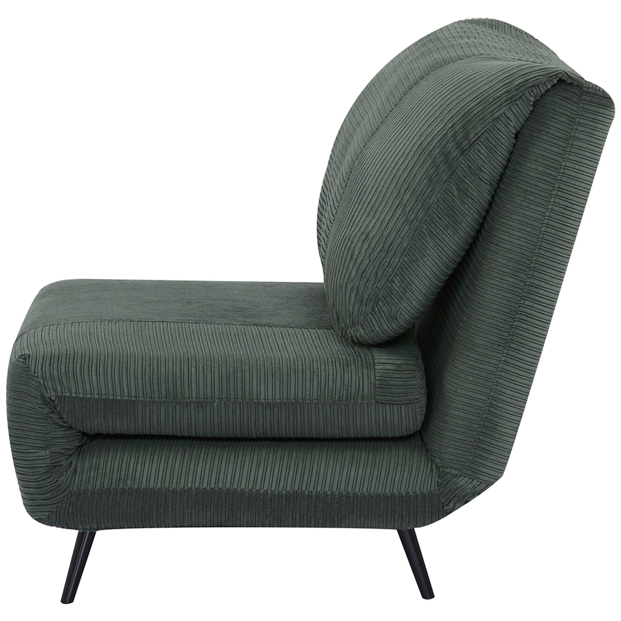 easycomfort easycomfort poltrona letto 2 in 1 singola schienale regolabile su 3 livelli e imbottito struttura in legno e acciaio