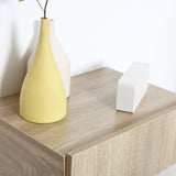 easycomfort easycomfort set 2 comodini sospesi in legno design moderno 40x30x15cm color legno