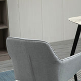 easycomfort easycomfort set 2 sedie da pranzo imbottite con rivestimento e schienale in lino e gambe in ferro stile scandinavo 59 5x56 5x81 cm grigio ean 8055776914855