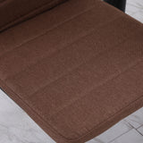 easycomfort easycomfort set 4 sedie imbottite per soggiorno o sala da pranzo sedie da cucina moderne in metallo e tessuto cachi
