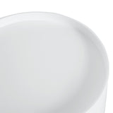 easycomfort easycomfort tavolino da salotto moderno in legno tavolino rotondo con cassetto tavolino da caffe per soggiorno e camera bianco ean 8054111846318