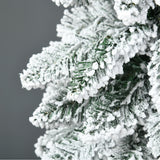 easycomfort easycomfort albero di natale innevato 180cm con 523 rami e base in acciaio per interni