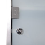easycomfort easycomfort armadietto porta medicinali pronto soccorso cassetta medicine in acciaio porta in vetro e 2 chiavi 48x25cm ean 8054144134895