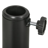 easycomfort easycomfort base per ombrellone da giardino rotonda effetto rattan 45cm peso da 9 5kg nero