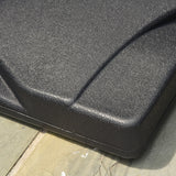 easycomfort easycomfort base per ombrellone in plastica da 20kg per pali da 32 38 48mm 41 5x41 5x35cm
