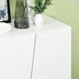 easycomfort easycomfort mobiletto multiuso in truciolato bianco a 5 livelli con ripiano regolabile su 3 livelli 150x40x88 cm