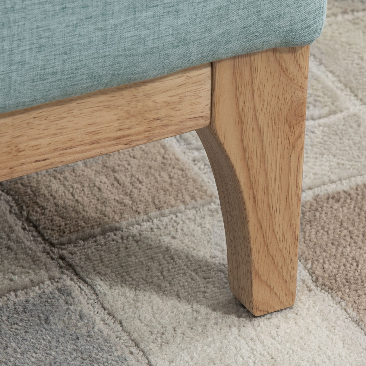 easycomfort easycomfort panca imbottita contenitore in tessuto con design scandinavo 110x39x45acm azzurro