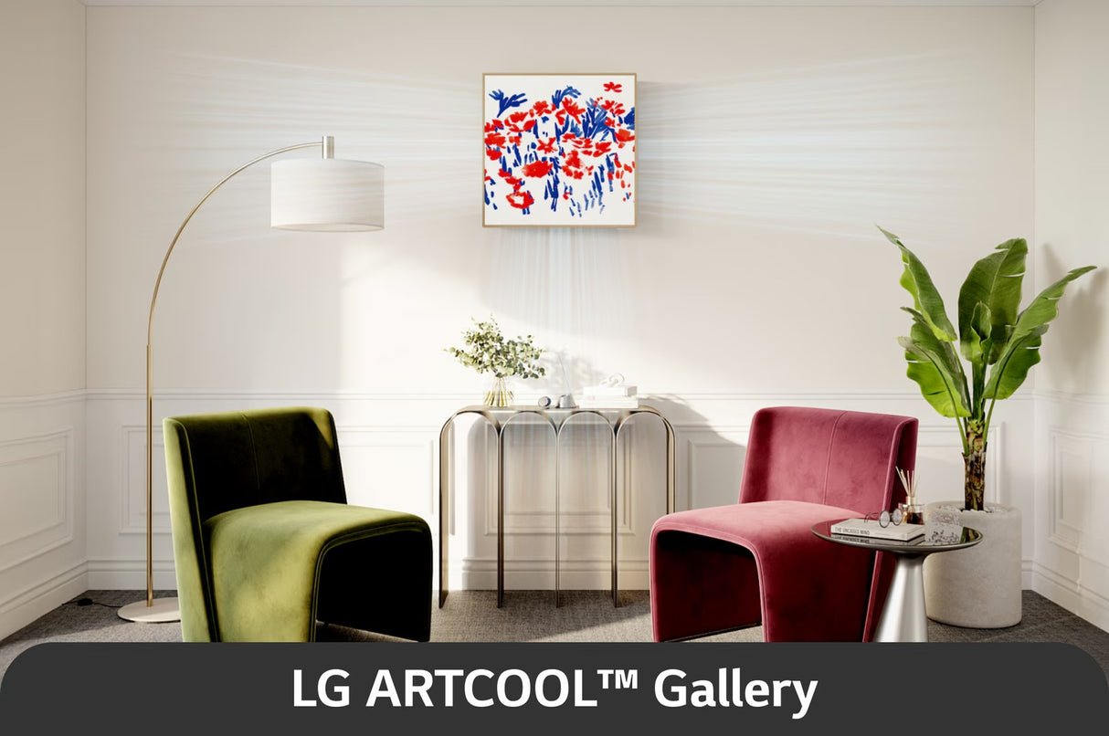climatizzatore condizionatore lg dual split inverter serie artcool gallery 9_12 con mu2r15 r 32 wi fi optional 9000_12000