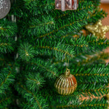 easycomfort easycomfort albero di natale artificiale 150 cm con rami realistici albero di natale alto e stretto con base in plastica verde