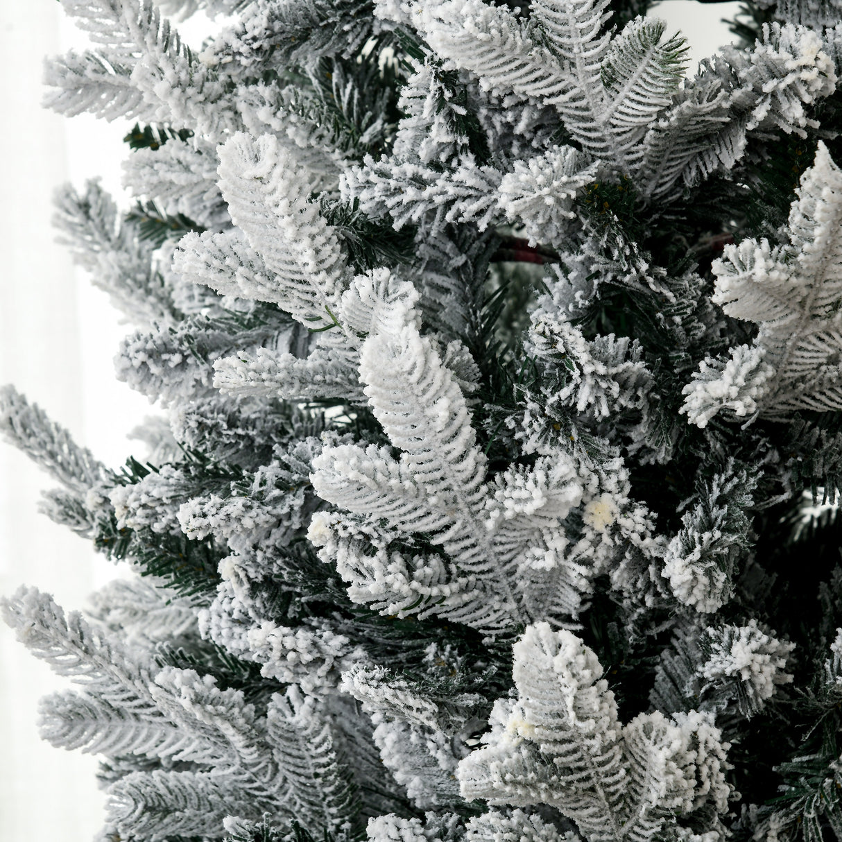 easycomfort easycomfort albero di natale innevato 225cm con 988 rami e base in acciaio per interni con apertura automatica