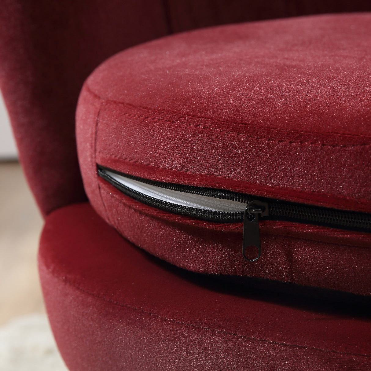 easycomfort easycomfort poltrona a conchiglia poltroncina vintage poltroncina da camera e salotto design elegante con schienale alto 76x67x74cm rosso scuro
