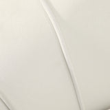 easycomfort easycomfort poltrona di design stile vintage imbottita in velluto 79x77x77cm crema