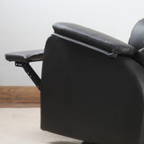 easycomfort easycomfort poltrona relax per interni reclinabile manualmente con cuscino imbottito in pelle pu e acciaio 75x82x99 cm marrone ean 8055776912493
