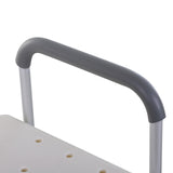 easycomfort easycomfort sedia da doccia con altezza regolabile su 6 livelli piedini e bracciolo antiscivolo ampia seduta 68 5x40 5cm ean 8054111846165