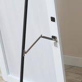 easycomfort easycomfort specchio da terra e parete con struttura in alluminio per camera ingresso e bagno 45x37x158 5cm