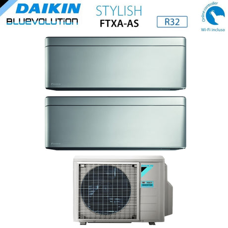 immagine-1-daikin-climatizzatore-condizionatore-daikin-bluevolution-dual-split-inverter-serie-stylish-silver-79-con-2mxm50mm9-r-32-wi-fi-integrato-70009000-colore-grigio-ean-8059657008237