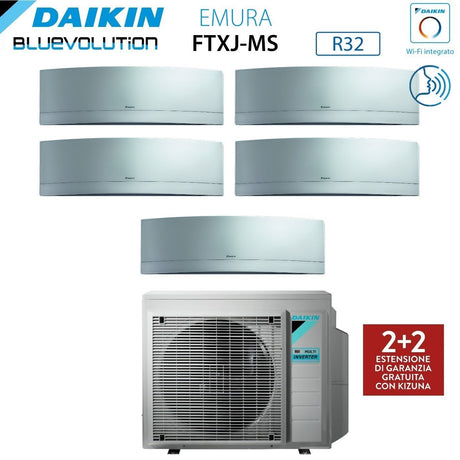 immagine-1-daikin-climatizzatore-condizionatore-daikin-bluevolution-penta-split-inverter-serie-emura-silver-77777-con-5mxm90n-r-32-wi-fi-integrato-70007000700070007000-colore-argento-garanzia-italiana