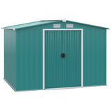 immagine-1-easycomfort-easycomfort-casetta-da-giardino-porta-utensili-in-lamiera-di-acciaio-con-porte-scorrevoli-260x206x179-cm-verde