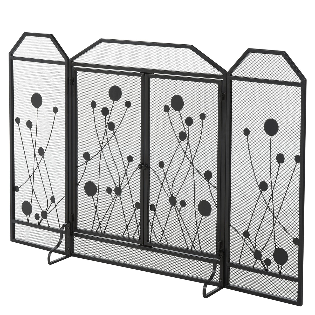 immagine-1-easycomfort-easycomfort-parascintille-pieghevole-per-camino-in-acciaio-nero-con-2-porte-a-chiusura-magnetica-125x80cm-ean-8054111845625