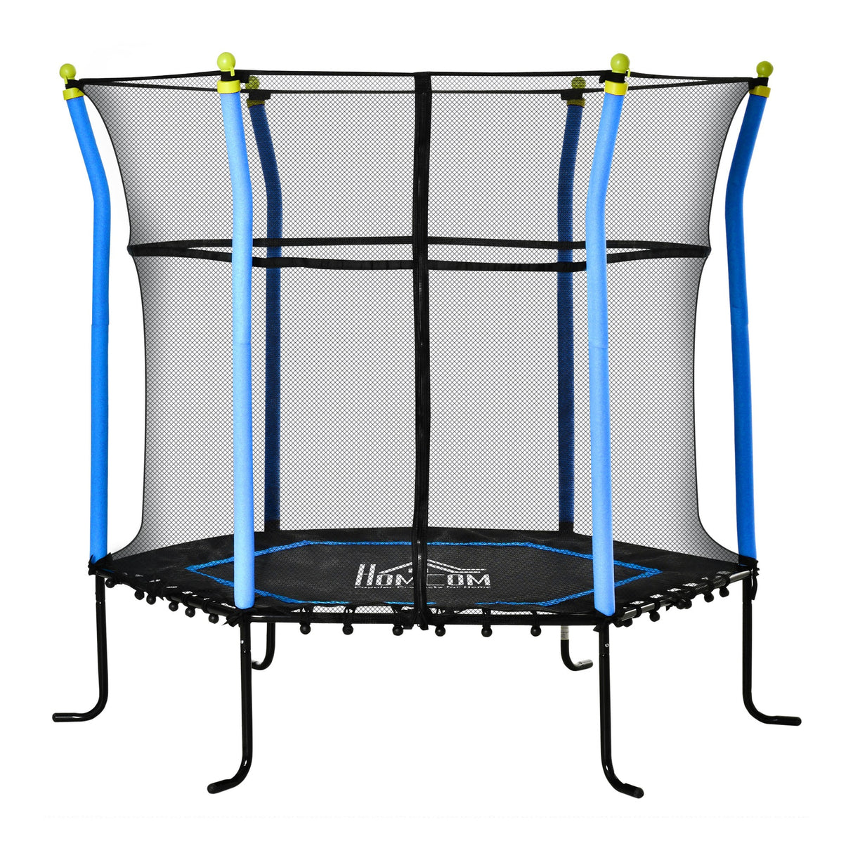 immagine-1-easycomfort-easycomfort-tappeto-elastico-per-bambini-3-10-anni-con-rete-di-sicurezza-e-corde-elastiche-160x163-5-cm-blu-e-nero