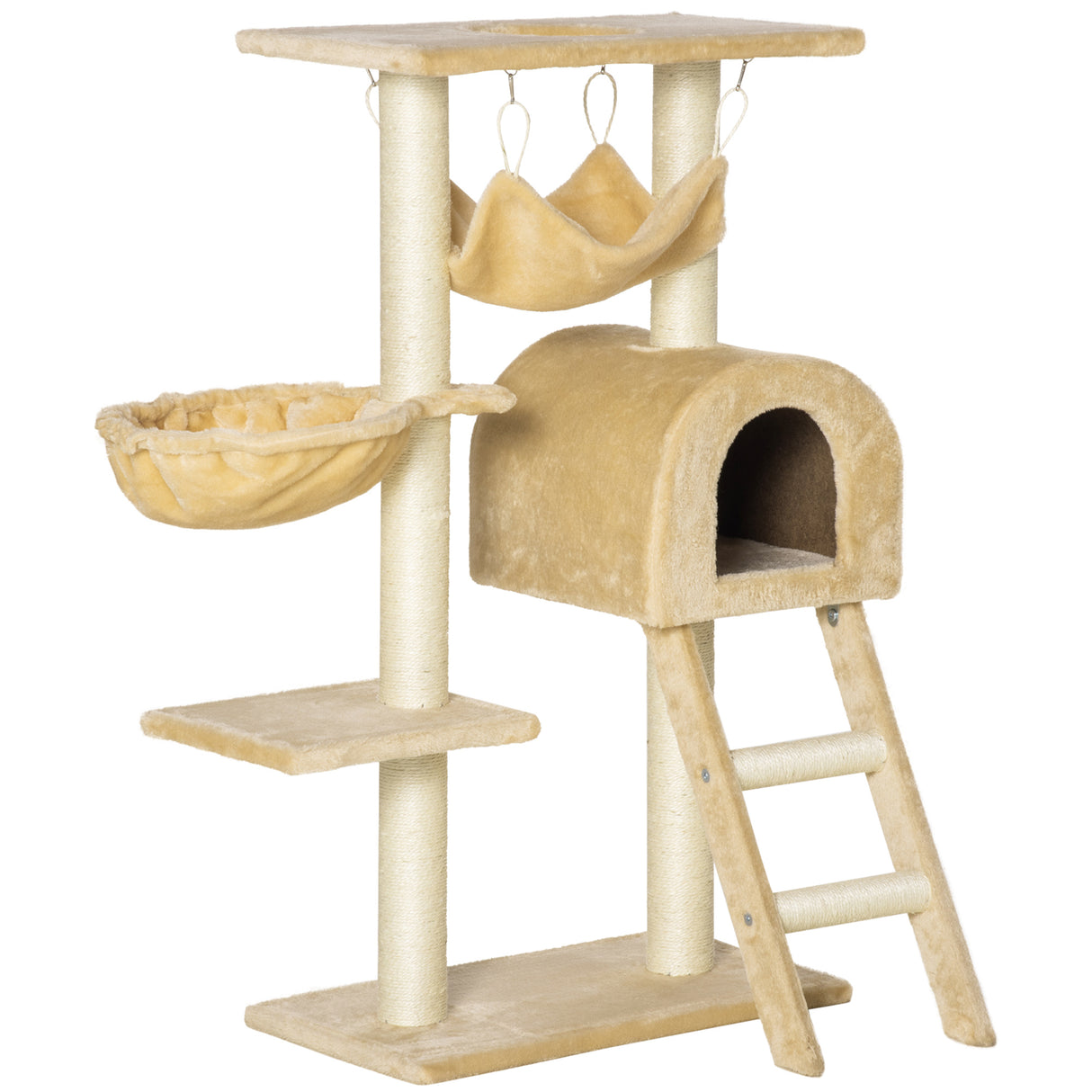 immagine-1-easycomfort-easycomfort-tiragraffi-per-gatti-multilivello-con-amaca-e-casetta-corde-in-sisal-naturale-5530100cm