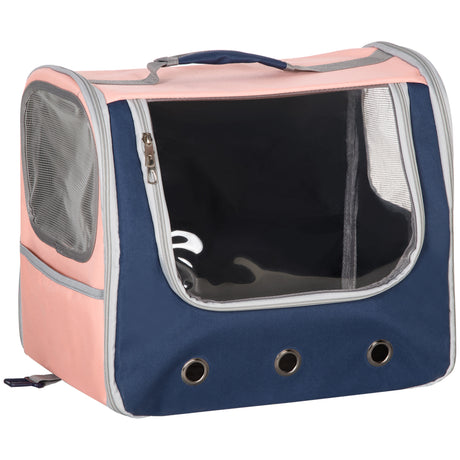 immagine-1-easycomfort-easycomfort-trasportino-per-cani-taglia-xs-zaino-per-cani-con-design-a-3-entrate-e-finestre-a-rete-42x30x36-cm