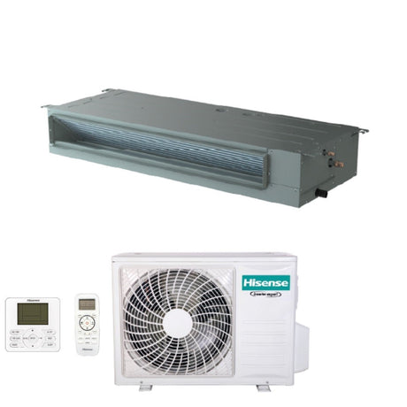 immagine-1-hisense-climatizzatore-condizionatore-hisense-inverter-canalizzato-canalizzabile-24000-btu-aud71ux4rcl4-r-32-wi-fi-optional-con-telecomando-di-serie-e-cablato-novita