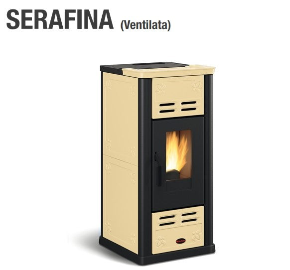 immagine-1-la-nordica-stufa-a-pellet-la-nordica-extraflame-modello-serafina-71-kw-colore-pergamena-telecomando-optional