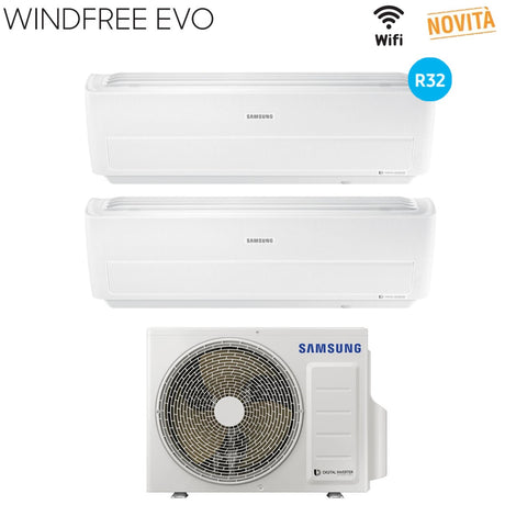 immagine-1-samsung-climatizzatore-condizionatore-samsung-dual-split-inverter-serie-windfree-evo-912-con-aj040ncj2eg-r-32-wi-fi-integrato-900012000-ean-8059657019462