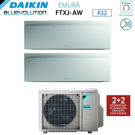immagine-2-daikin-climatizzatore-condizionatore-daikin-bluevolution-dual-split-inverter-serie-emura-white-iii-1215-con-2mxm50a-r-32-wi-fi-integrato-1200015000-colore-bianco-opaco-garanzia-italiana